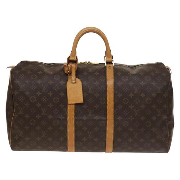LOUIS VUITTON Monogram Keepall 55 Boston Bag M41424 - Picture 13 of 16